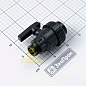 Кран шаровый G1 пластик Astore ВР-НР