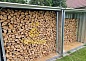 Дровница с Плоской Крышей Стандартная SKOGGY 1м