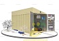 Хозблок с односкатной крышей стандартный SKOGGY 3M