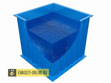 Купель прямоугольная Оникс