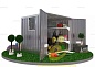 Контейнер для Хранения с Плоской Крышей и Окном SKOGGY 2м
