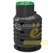 Пластиковый кессон для скважин Rodlex KS2.0 с грунтозацепом Black (черный)