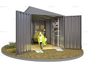 Хозблок SKOGGY секционный с односкатной крышей 3 х 2 м