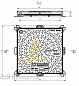 Люк канализационный квадратный Sunrise 600