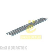 Водоотводная решётка стальная щелевая РШО, РШН Norma DN100 оцинкованная, нержавеющая