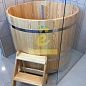 Купель круглая из лиственницы
