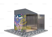 Контейнер для Хранения с Односкатной Крышей Стандартный SKOGGY 2м