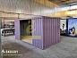 Хозблок с плоской крышей и боковой дверью стандартный SKOGGY 6M