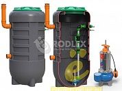 КНС Rodlex Pamps cерии KS 255/11 с насосом Джилекс