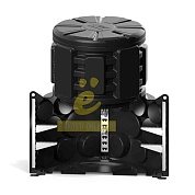 Колодец КН 1000 H1300 с крышкой D 780 мм, модификация с предустановленными кабельными стойками