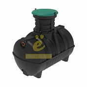 Емкость подземная Rostok G 2800 с горловиной 600 мм с входом 110