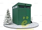 Хозблок с односкатной крышей Премиум SKOGGY MINI