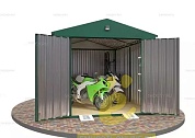 Широкий хозблок для хранения с двускатной крышей SKOGGY длиной 5 метров