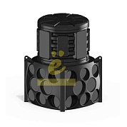 Колодец КН 1000 H1300 с крышкой D780 мм