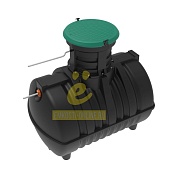 Станция биологической очистки Rostok Ground 8 Pro с горловиной 600 мм