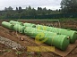 Вертикальная накопительная емкость 12 м3 стеклопластиковая