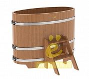 Купель овальная из дуба