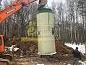 Вертикальная накопительная емкость 15 м3 стеклопластиковая