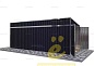 Хозблок с односкатной крышей стандартный SKOGGY 6M
