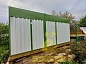 Хозблок с односкатной крышей и боковой дверью стандартный SKOGGY 5M